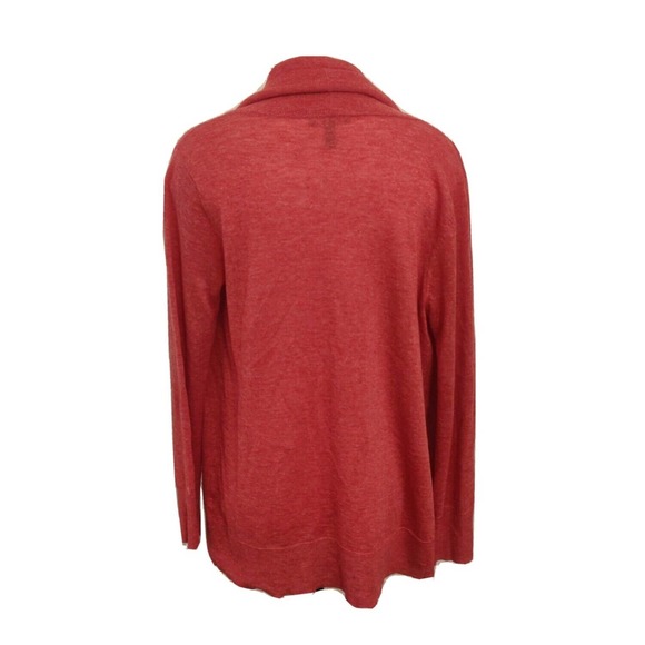 Eileen Fisher Women's Cardigan Sweater Open Front Drapey Size XS Red. - Picture 2 of 5